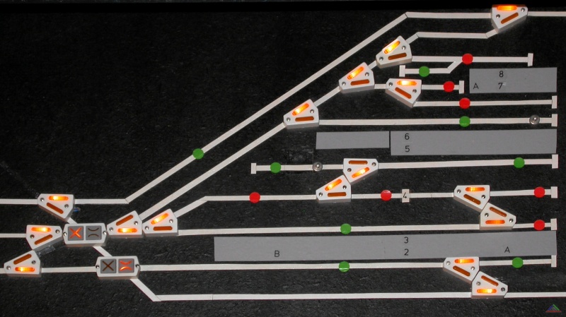 083 Gleisbildstellwerk Enndingen.JPG - Gleisbildstellwerk Enndingen 2007 - Ausbau der Gleise 1 und 2